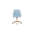 Green Velvet Swivel Vanity Makeup Chair with Wheels