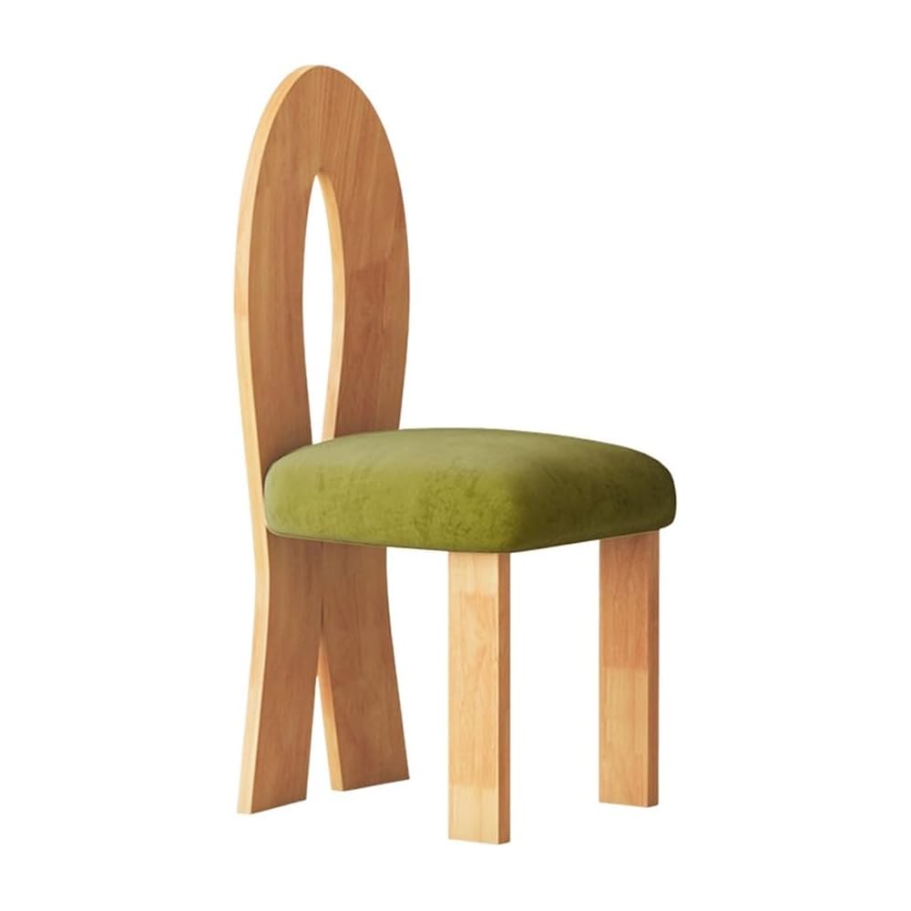 Dining Chair Portable Comfortable Backrest Seat Cafe Dressing Table Office Design Furniture
