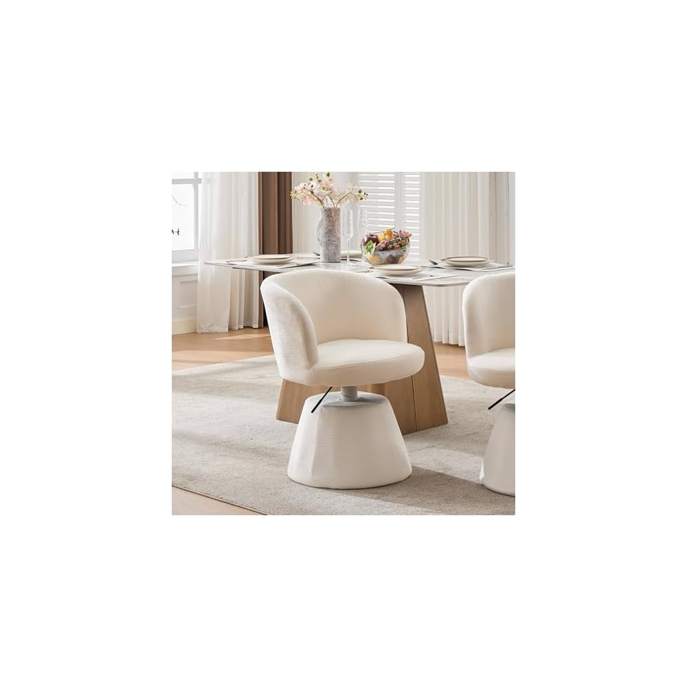 Green Velvet Swivel Vanity Makeup Chair with Wheels
