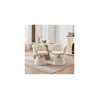 Green Velvet Swivel Vanity Makeup Chair with Wheels