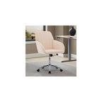Green Velvet Swivel Vanity Makeup Chair with Wheels