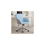 Green Velvet Swivel Vanity Makeup Chair with Wheels