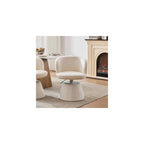 Green Velvet Swivel Vanity Makeup Chair with Wheels