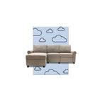 Serta Copenhagen Reclining Sectional with Left Storage Chaise - Oatmeal