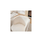 Green Velvet Swivel Vanity Makeup Chair with Wheels