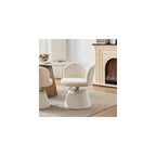 Green Velvet Swivel Vanity Makeup Chair with Wheels