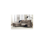 Serta Copenhagen Reclining Sectional with Left Storage Chaise - Oatmeal