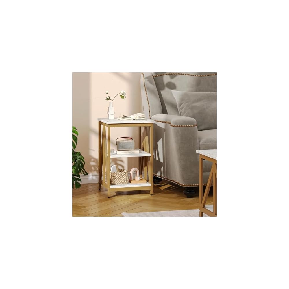 Bigbiglife Living Room Coffee Table Set of 3, Industrial X-Design Coffee Table and 2 End Side Tables, 3 Piece Living Room Table Set with Large Storage for Apartment Home (Black)