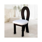 Dining Chair Portable Comfortable Backrest Seat Cafe Dressing Table Office Design Furniture