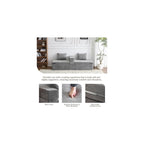 79" Convertible Folding Sofa Bed Queen, Sleeper Sofa Couch with Armrest