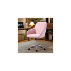 Green Velvet Swivel Vanity Makeup Chair with Wheels