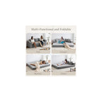 79" Convertible Folding Sofa Bed Queen, Sleeper Sofa Couch with Armrest